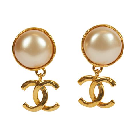 80s chanel earrings|Chanel Earrings 1980 .